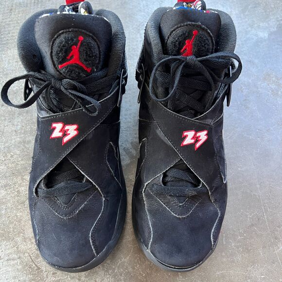 Air Jordan 8 Retro GS 'Playoff' 2023 Black Blue Red 305368-062 Size 7Y - Picture 1 of 16